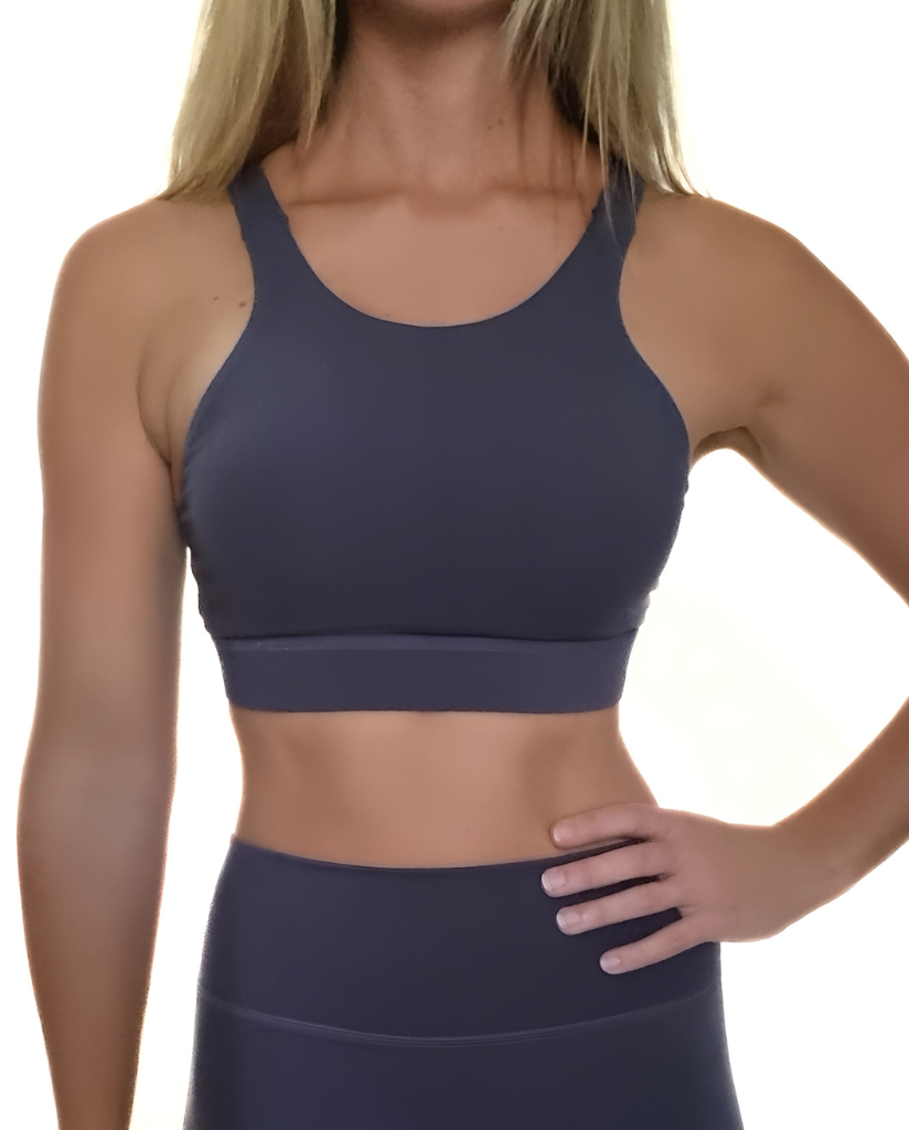 Performance Crop Slate Grey