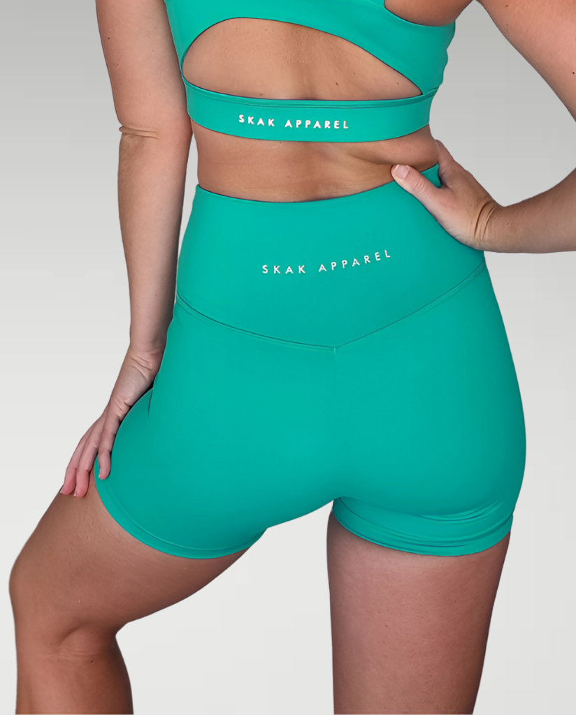 Luxe V Shorts Turquoise